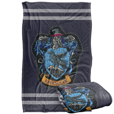$33.24 • Buy Harry Potter Ravenclaw Crest Patch Silky Touch Super Soft Throw Blanket, 36 X58 
