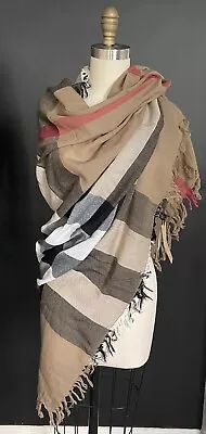 Burberry House Check Scarf 110 X 110cm Wool • $299