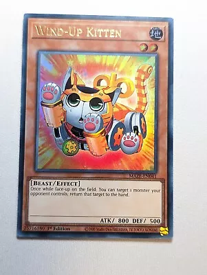 Yugioh Wind-Up Kitten MAZE EN041 Ultra Rare 1st Ed NM • $4.18