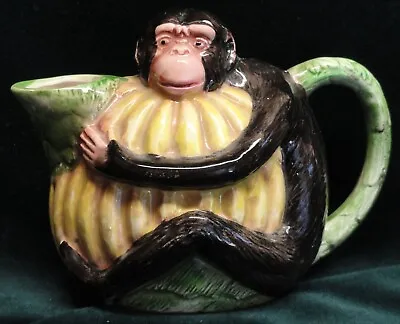 VINTAGE Department 56 Safari MONKEY CREAMER Hand Painted Excellent Condition • $20