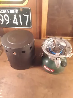 Vintage WORKING Nice Coleman Model 502 Single Camping Stove 5/1964 W Heater.  • $75