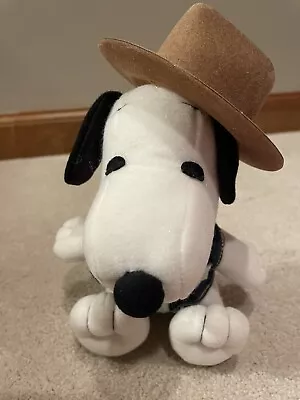 Snoopy Peanuts 6  Worldwide LLC Cowboy Sheriff Plush Vintage Figure • $9.99