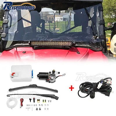 UTV 12V Electric Windshield Wiper Motor Wire Kit For Polaris Ranger XP 1000 • $53.57