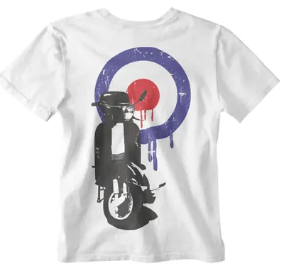 Lambretta Scooter Vespa T-Shirt Retro Mod Bikers Target Motorcycle Cool Teen • £6.99