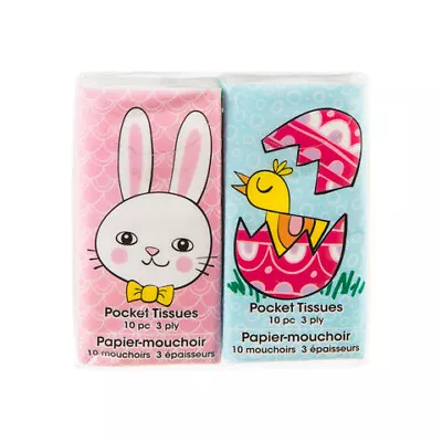 Darice Easter Pocket Facial Tissues: 4 X 4.25 Inches 10 Pieces 2 Pack W • $7.99