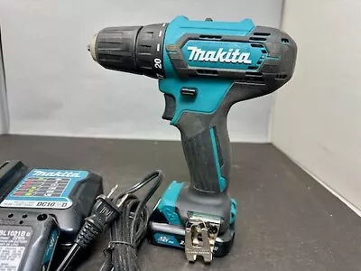 MAKITA FD09 12V DRILL + DC10WD CHARGER + 2 BATTERIES Great Condition! • $59.99