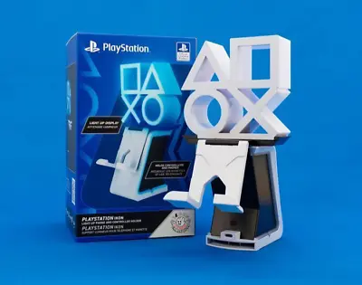 Playstation Light-Up Twin USB Playstation XBOX Controller Holder Stand Cradle PS • $119