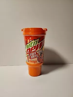 Mountain Dew Overdrive Casey’s General  Store Cup Mug Sip Insulated 34 Oz NEW • $9.99