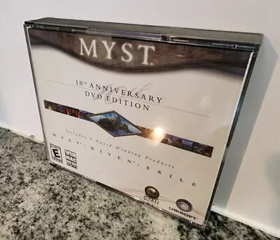 MYST 10th Anniversary DVD Edition Myst Riven Exile (Windows/Mac) 3 Disc Set • $5.99