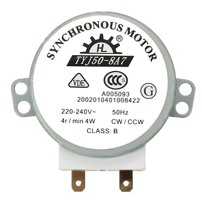 CW/CCW Microwave Turntable Turn Table Synchronous Motor TYJ50-8A7D Shaft  SR_xi • $7.90