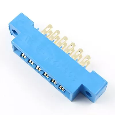 1Pcs 805 Series 3.96mm Pitch 2x6 Pin 12 Pin PCB Slot Solder Card Edge Connector • $0.98