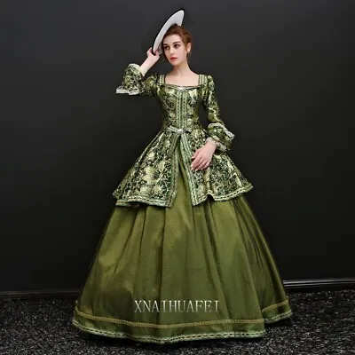 Renaissance  Victorian Marie Antoinette Rococo Dress Halloween Women's Costume  • $99