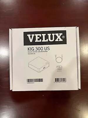 VELUX KIG 300 US Active Gateway W/ NETATMO - 3LG E01 US (Brand New - Unopened) • $79