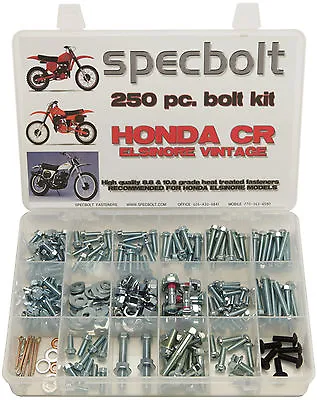 HONDA CR 125/250 Replacement Maintenance Bolt Kit Elsinore CR125 CR250 SPECBOLT • $59.99