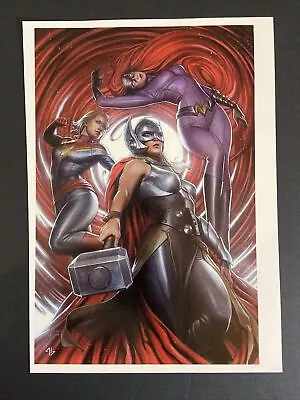 Jane Foster Thor Captain Marvel Medusa- Marvel Comic Book Poster 8x11 Adi Granov • $14.14