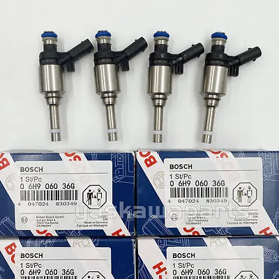 4X 06H906036G Fuel Injectors Bosch For Audi A4 TT VW Jetta Golf CCTA 2.0T NEW • $119