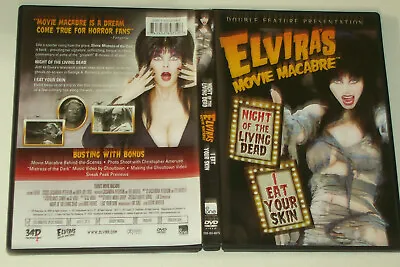 Elviras Movie Macabre: Night Of The Living Dead / I Eat Your Skin (DVD 2011) • $11