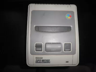 Super Nintendo Snes Console Slightly Yellowed Unit Only - Fully Tested + Working • £39.25