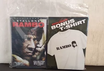 Rambo 2008 Movie With T Shirt. Sylvester Stallone. Exclusive Bonus. • $10