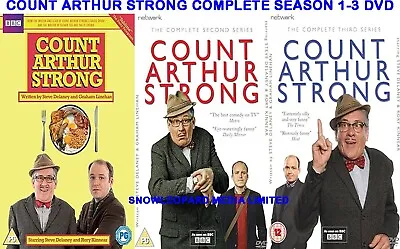 COUNT ARTHUR STRONG COMPLETE SEASON 1-3 DVD Series 1 2 3 UK Rele New Sealed R2 • £34.99