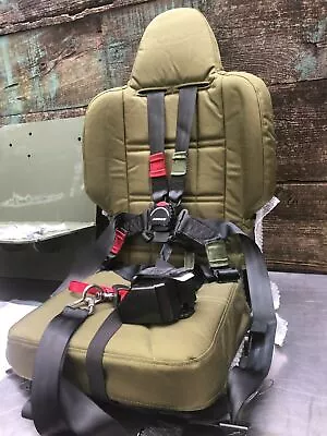 COMMANDER JUMP SEAT W/ GUNNER RESTRAINT & BASE MASTERCRAFT FMTV HMMWV M998 LMTV • $1049.95