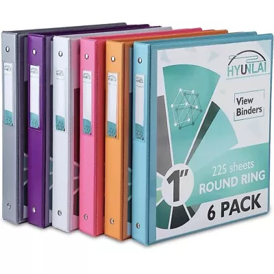 1 Inch 3 Ring Binder View Presentation Holds Up To 8.5 11  Paper • $29.99