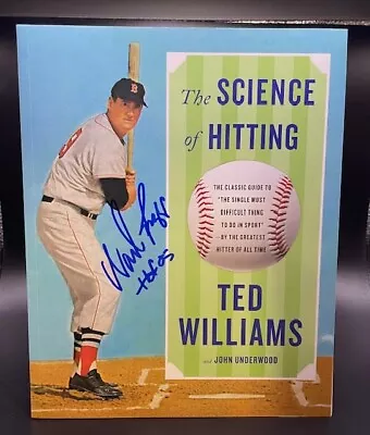 Wade Boggs Autographed  The Science Of Hitting  By Ted Williams Book • $50