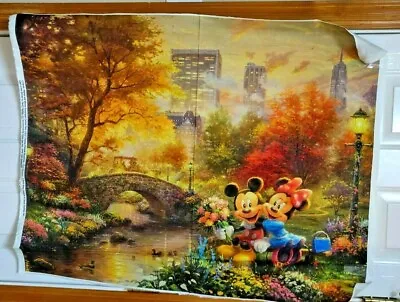 Disney Mickey & Minnie Sweetheart Central Park Digital Print Panel  Btp • $18.99