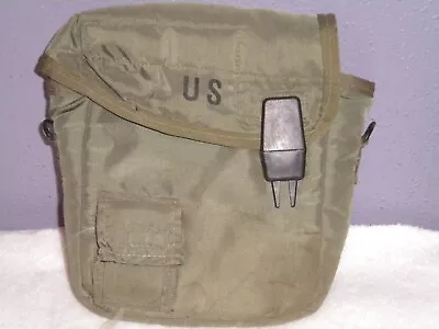 US Military 2 Quart OD Canteen Cover W Sling Strap For 2 QT Canteen Bladder • $16