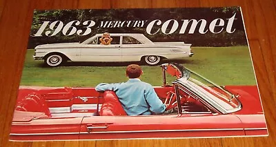 Original 1963 Mercury Comet Deluxe Sales Brochure S-22 Custom Convertible • $24.99