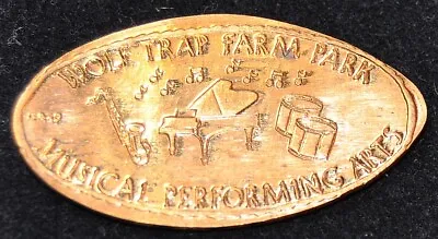 ADA-29: Vintage Elongated Cent: WOLF TRAP FARM PARK - MUSICAL PERFORMING ARTS • $2.50