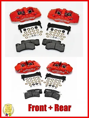 Wilwood Front + Rear Caliper & Bracket Upgrade Kit For Chevrolet Corvette C5 C6 • $2065.80