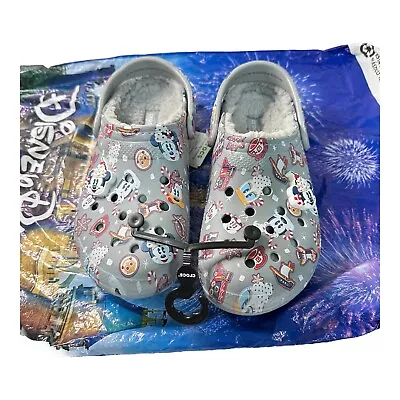 Disney Crocs Mickey Mouse And Friends Holiday Crocs Size M 8 W 10 • $69.97