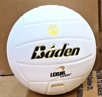 Baden Lexum VX450 Volleyball White Indoor Play NCAA • $19.99