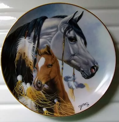 Danbury Mint Horse Plate Derk Hansen  Gift For A Princess  Plate No. F3807 • $14.99