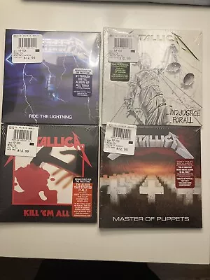 NEW Metallica CD LOT - 4 Sealed CDs - Master Of Puppets Kill Justice & Ride.  • $45.99