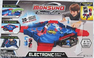 BIG Monsuno Play Set Electronic Battle Station Case Arena Set Ramps Lights NEW • $31.90