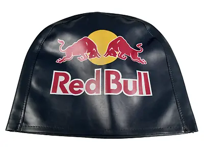 Vintage Y2K Red Bull Energy Drinks Car Headrest Seat Cover Leather Black (RARE) • $21.59