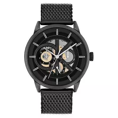 Calvin Klein Black Mesh Multi-function Men's Watch - 25200214 • $299