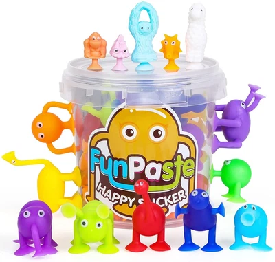 £19.54 • Buy NYOBABE Suction Toys,42Pcs Silicone Sucker Toys,Baby Bath Toys,Sensory Toys