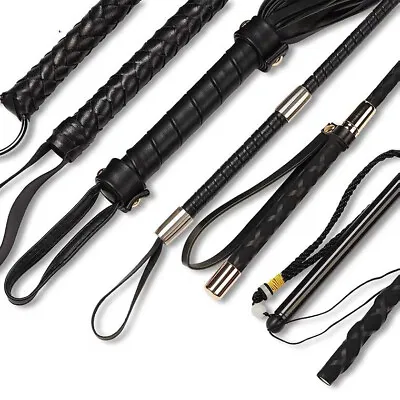 $8 • Buy Queen Straight Horse Riding Crop Spanking Whip Paddle Faux Leather Flogger Slut 