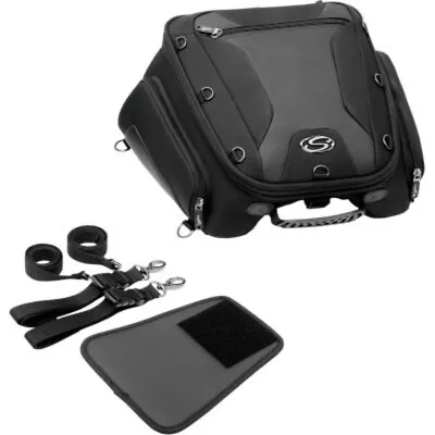 Saddlemen Tunnel Tail Bag TS1450R Motorcycle Back Rest Bag Standard Universal • $167.95