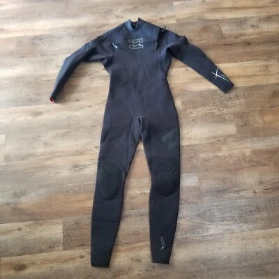 $82.99 • Buy Billabong Solution SGX 403 Full Wetsuit Mens Large Short LS 3/2mm Chest Zip 