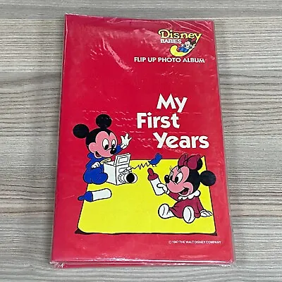 Disney My First Years Babies Mickey Minnie Photo Album 1987 Original Disneyana • $12.54