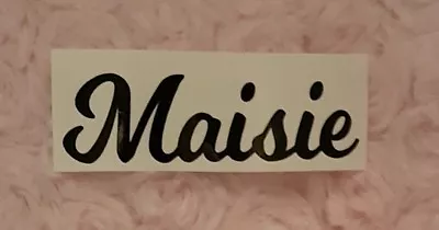 Personalised Sticker Name Label For Coat Hook Hanger Peg Kids School/Sports/Gym  • £1