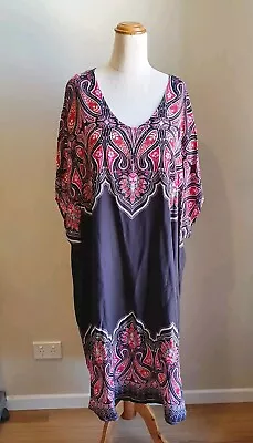 BEME  Beautiful Kaftan Style Dress Good Condition Size M Fit 20-22 • $16