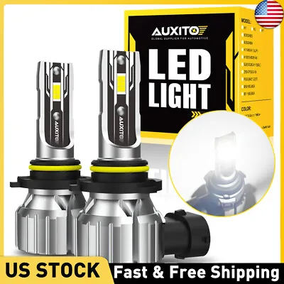 AUXITO 2x 9005 LED Headlight Super Bright Bulbs Kit White 10000LM High/Low Beam • $21.99
