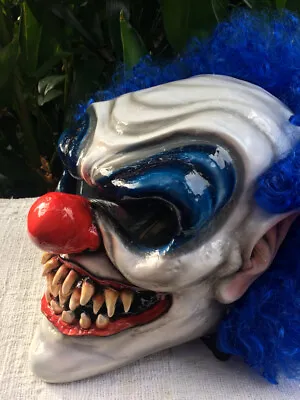 Clown Helmet Scary Clown Helmet Custom Motorcycle Helmet Killer CLOWN Hair  • $299