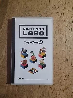 Nintendo Labo Toy Con 04 - Game Only Factory Sealed • $25