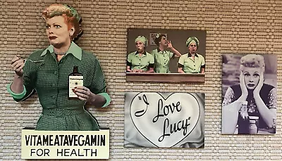 I Love Lucy Refrigerator Magnets Vitameatavegamin Candy Factory I Love Lucy Logo • $9